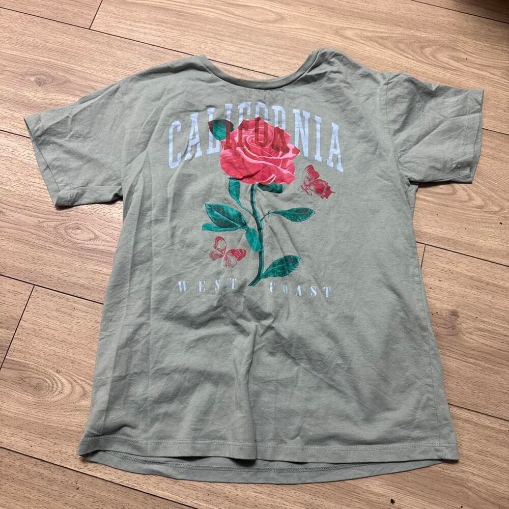 West-coast-choppers Women's Green and Khaki T-shirt